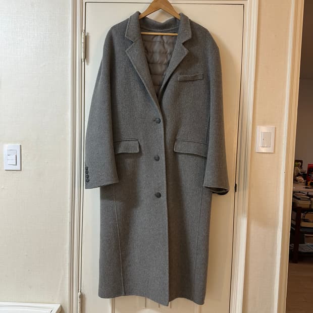 알파카 매니쉬 롱코트