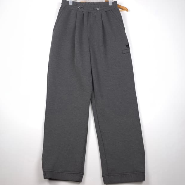 송지오 zzero 팬서 와이드 스웻팬츠 그레이 (XS)