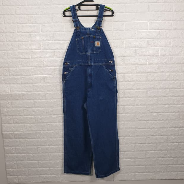 칼하트  데님 오버롤