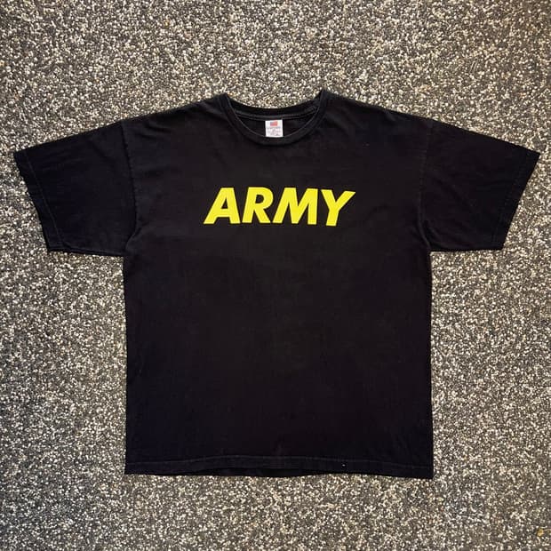 BAYSIDE ARMY 티셔츠 made in USA (XL)