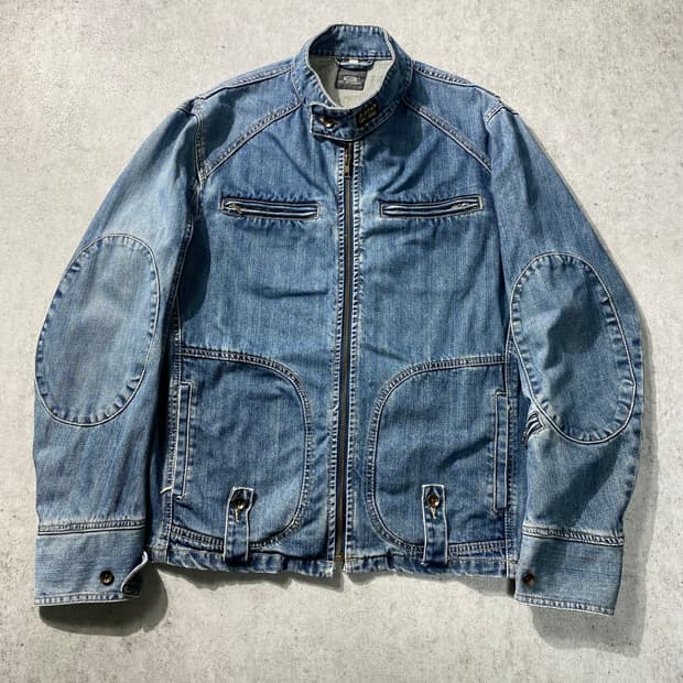 [L] G•Star Raw 지스타로우 데님 바이커 자켓