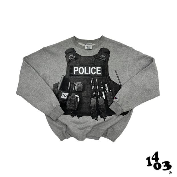 POLICE VEST 커스텀 맨투맨 🚓🚨