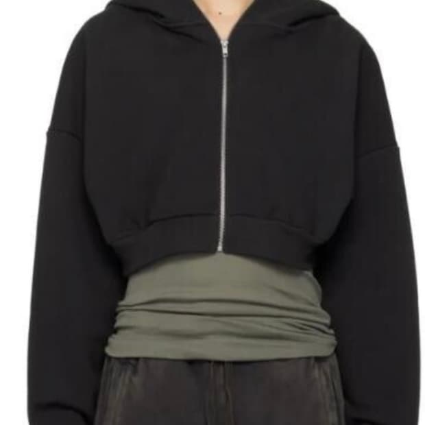 entire studio 풀집업 크롭 풀 집업