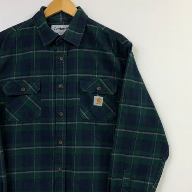 XL 칼하트 체크 워크 남방