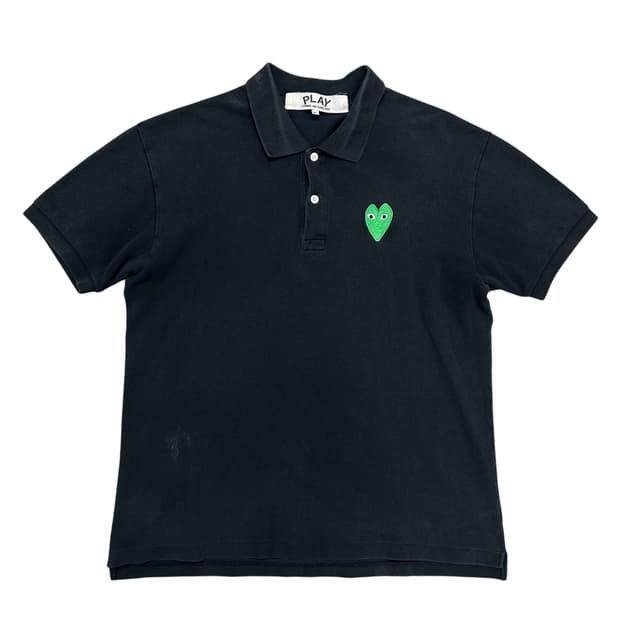 꼼데가르송 블랙 하트와펜 카라티(XL)