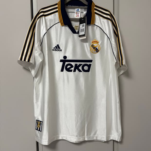 99-00 레알 마드리드 홈 리메이크 해외L 모리엔테스 판매