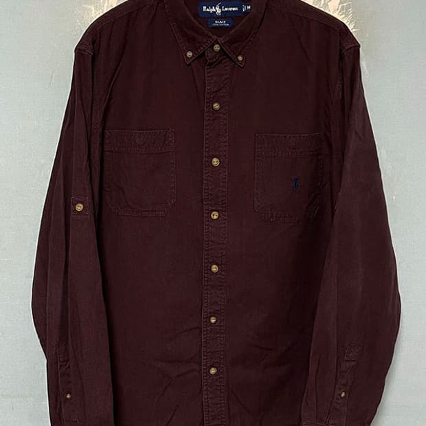 POLO 폴로 90's 블레이크 투포켓 남자 오버셔츠 M 95-100