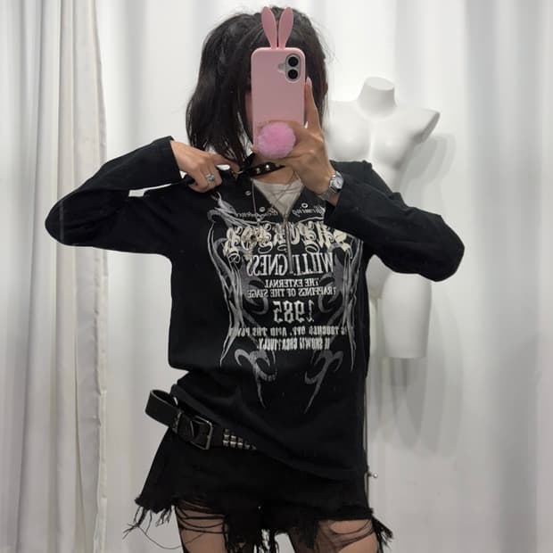 🎸블랙 재패니즈 롱슬리브🎸