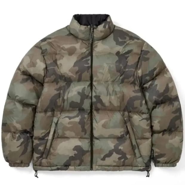 디스이즈네버댓 퍼텍스 리버시블 T 다운 자켓 카모