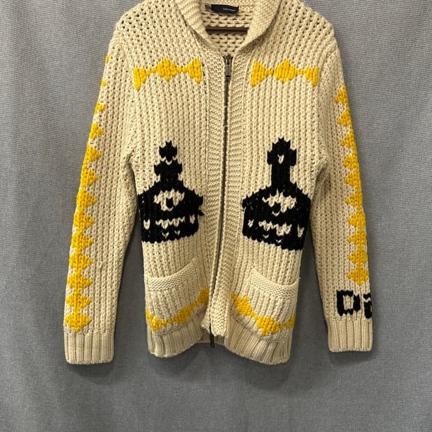 DSQUARED2 집업 니트 가디건 (코위찬 스타일)