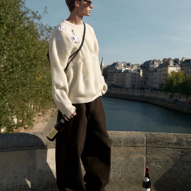 [OS] STU 디스트로이드 니트 크림 + 네임 택