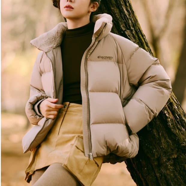 오늘만6만) 디스커버리 숏패딩 90 (66반까지 가능)