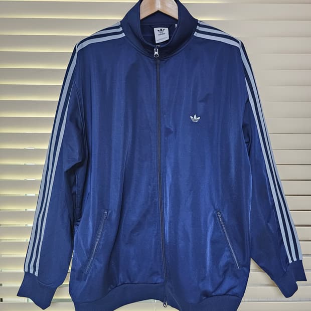 아디다스 베켄바우어 트랙탑 져지 네이비 XXL