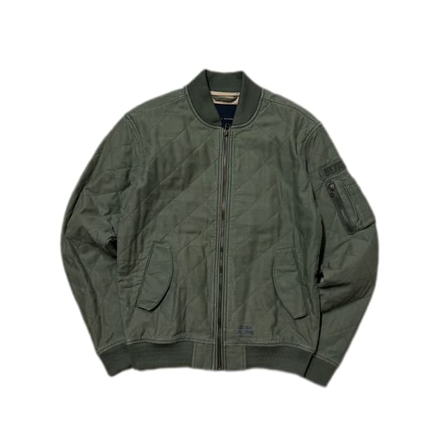Deus Ex Maxhina quilted bomber jacket