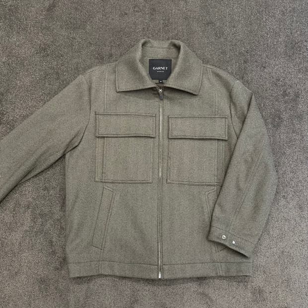 GARNET HOMME 헤링본 트러커 자켓 95