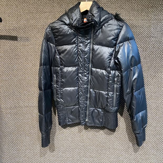 올드 나이키 크롭 구스다운패딩