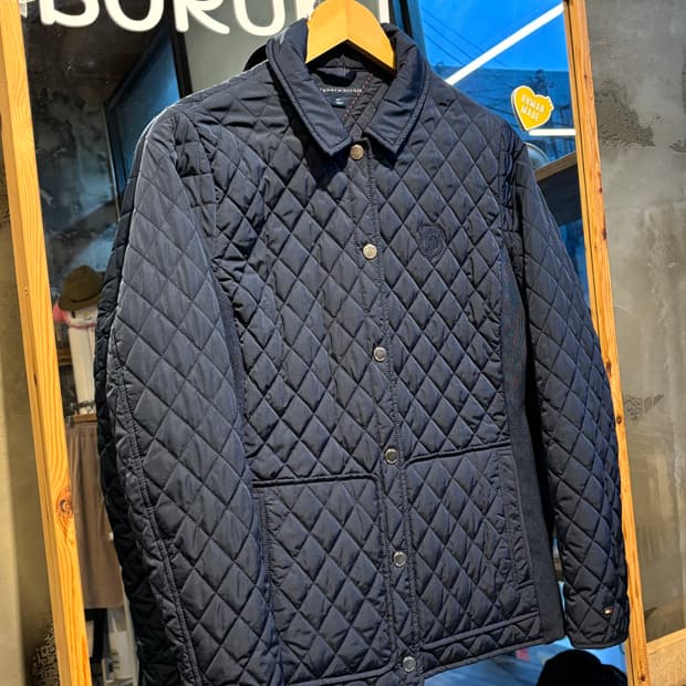 타미힐피커 네이비 퀄팅 자켓 S