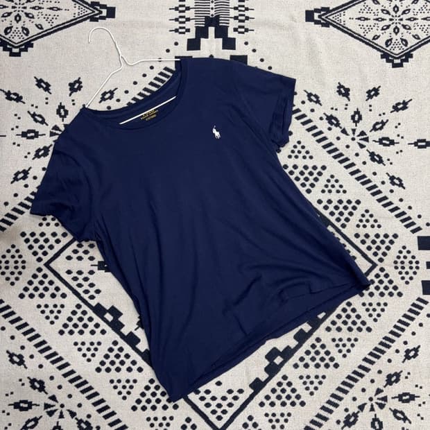 폴로 랄프로렌 베이직 자수 반팔티 L P00044