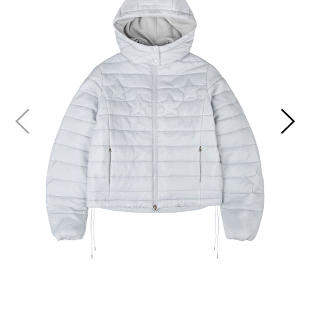 뚜오미오 패디드 자켓 라이트 그레이