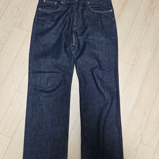 오라리 하드 트위스트 데님 팬츠