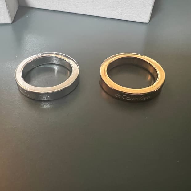 캘빈 클라인 반지 2개 박스 포함