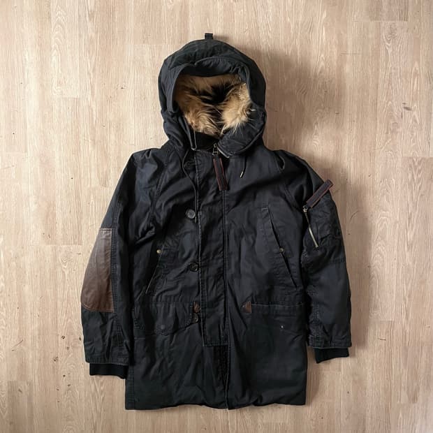 Kai-aakmann N-3B rabbit fur parka