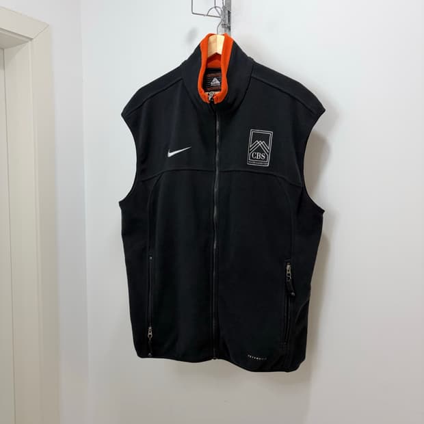 90s ACG NIKE cbs 올림픽 플리스 베스트 조끼