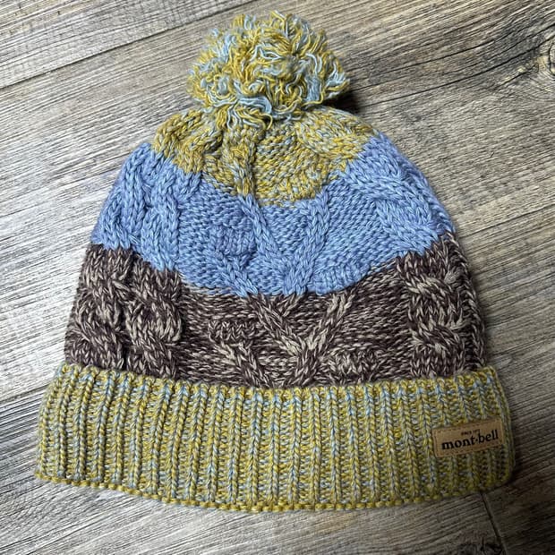 [M/L] 몽벨 케이블 니트 폼 비니