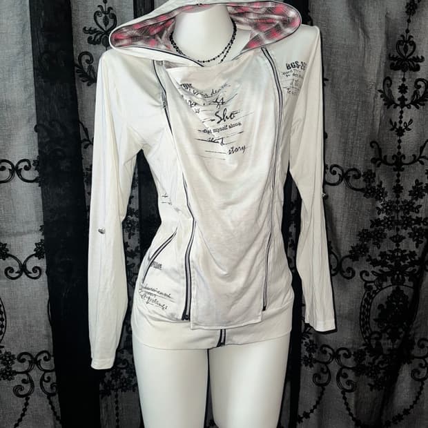 Punk Plaid Long Sleeve Tee