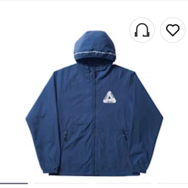 Palace 3M crank jacket 딥블루 M