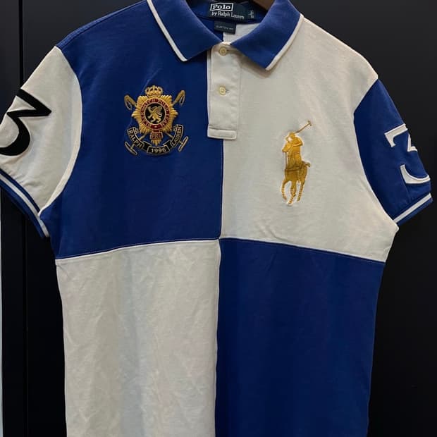 폴로 랄프로렌 1996 블랙와치 카라 반팔