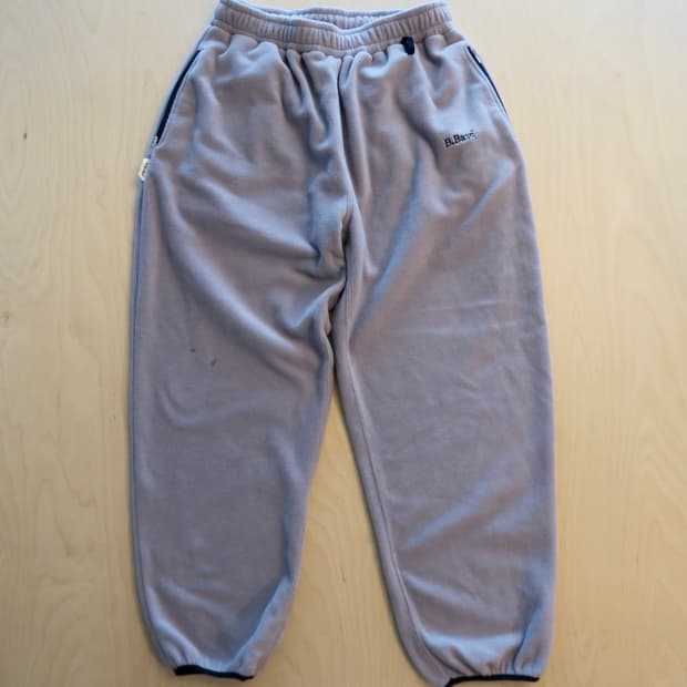 Broken base 플리스 밴딩팬츠 그레이컬러