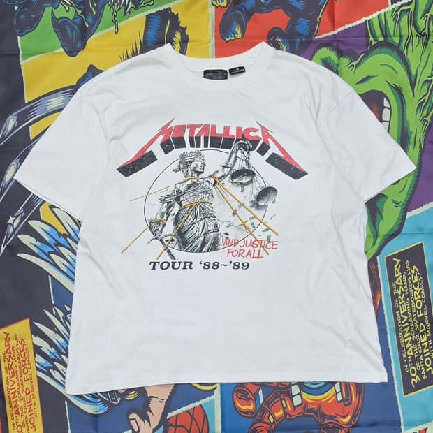 METALLICA 88~89 TOUR 반팔 L
