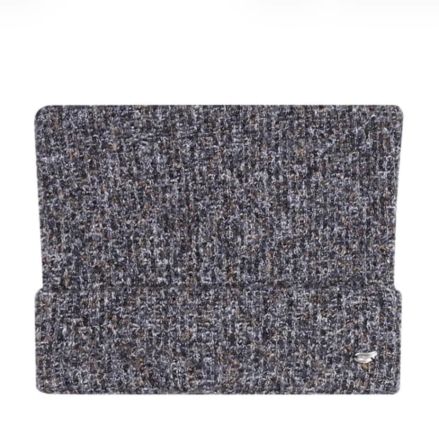 코이세이오 와이드 캣 비니 차콜 그레이