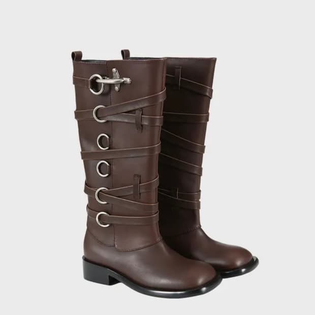 앤더슨벨 하네스 부츠 harness boots 브라운 255