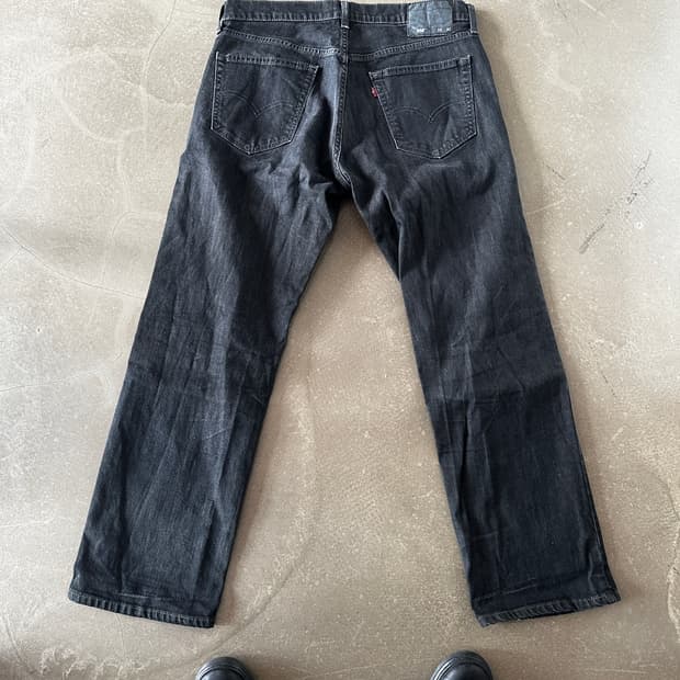 Levis 559 블랙 워시 데님 팬츠 W33