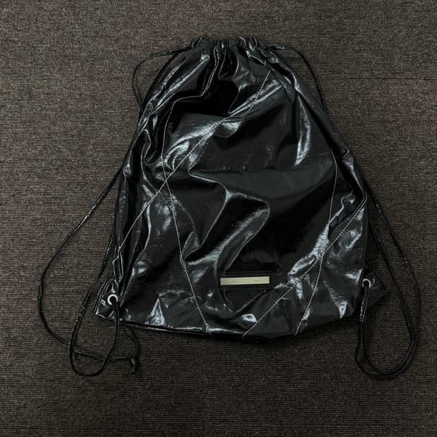 마뗑킴 스트링 코팅 백팩
