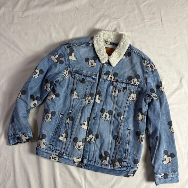 Levis x Disney 리바이스 디즈니 쉐르파 트러커 자켓 XL