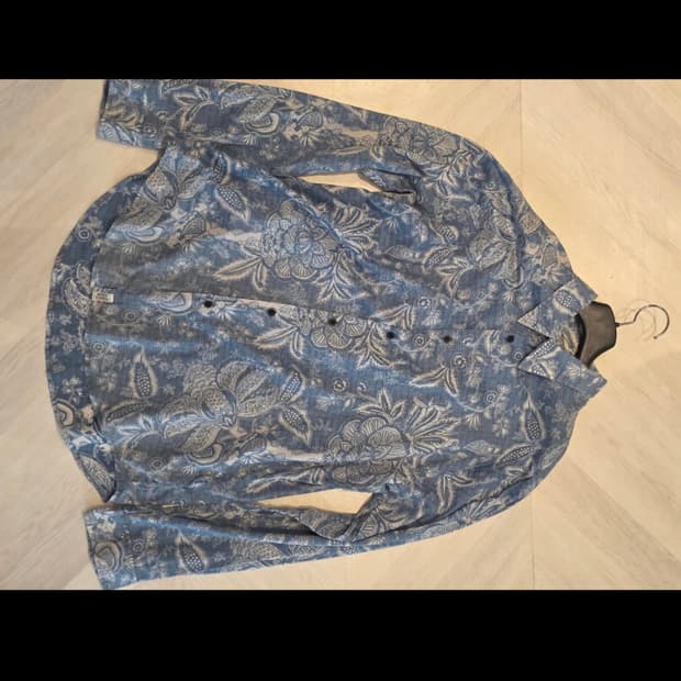 ​폴로 진스 코(Polo Jeans Co.) 인디고 페이즐리 셔츠