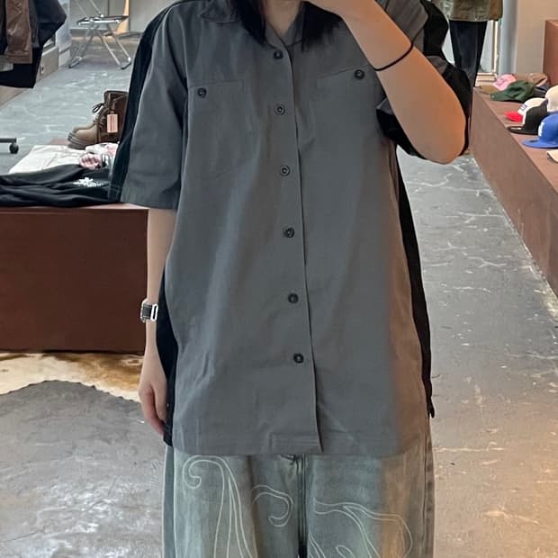 할리데이비슨 후면 빅로고 레이싱 반팔셔츠 H1685