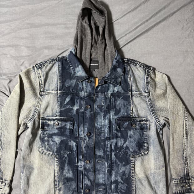 semantic design 데님 후드 자켓 L-XL
