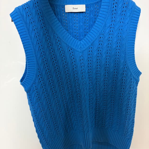 던스트 크로쉐 니트 베스트 S