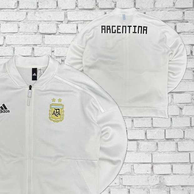 아디다스 아르헨티나 국대 빈티지 화이트 져지 XL