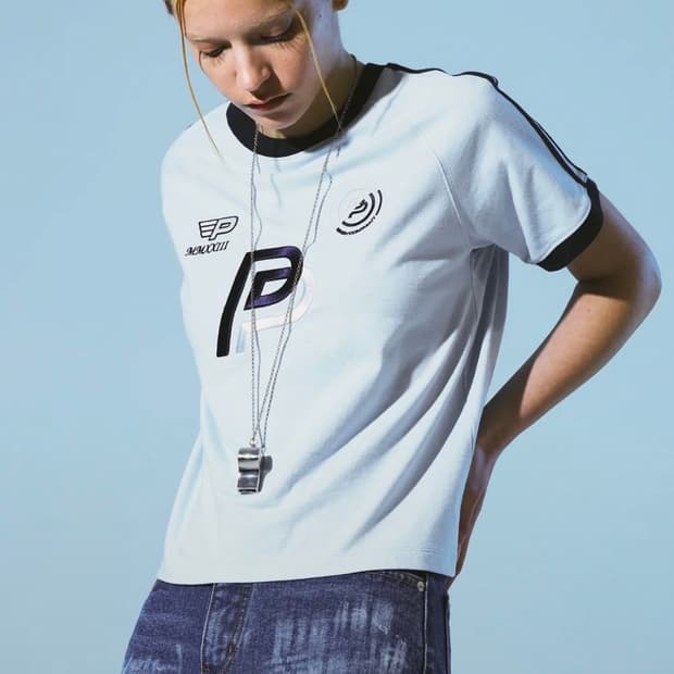 프렌다 아카이브 로고 라글란 반팔 티셔츠 M