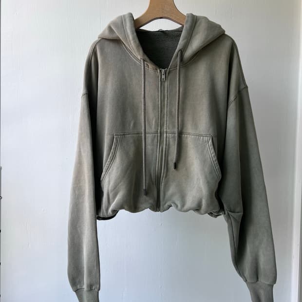 에크루 R13 후드 집업