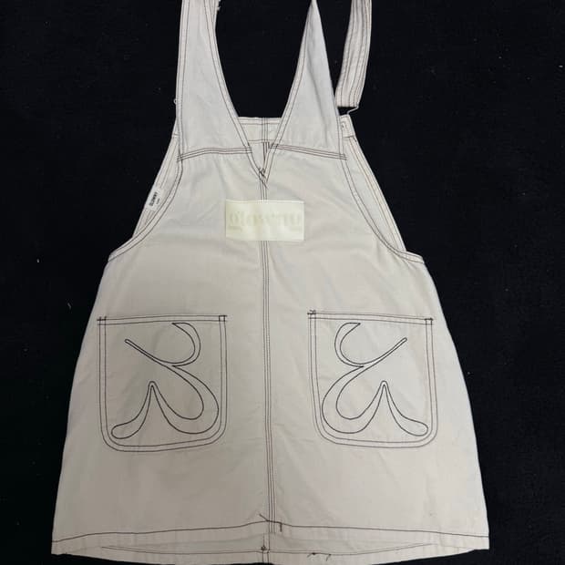 glowny 글로니 오버롤 미니스커트 멜빵스커트 