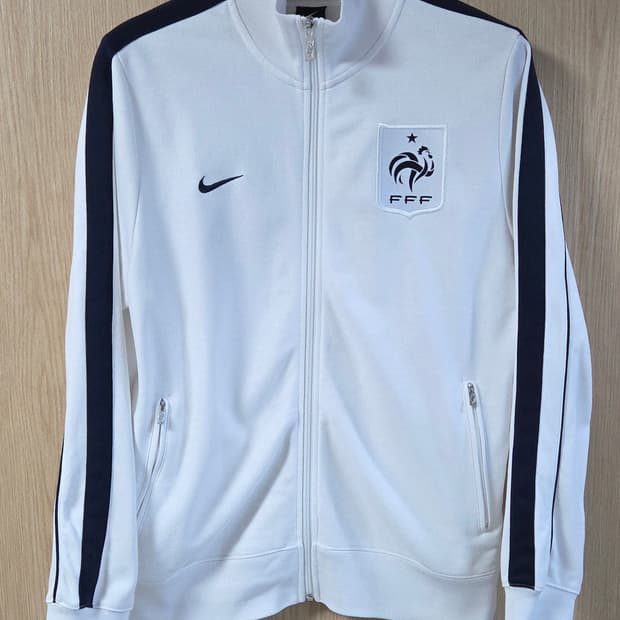 (착샷) 나이키 프랑스 국가대표 유니폼 트랙탑 져지 12-13 레트로 