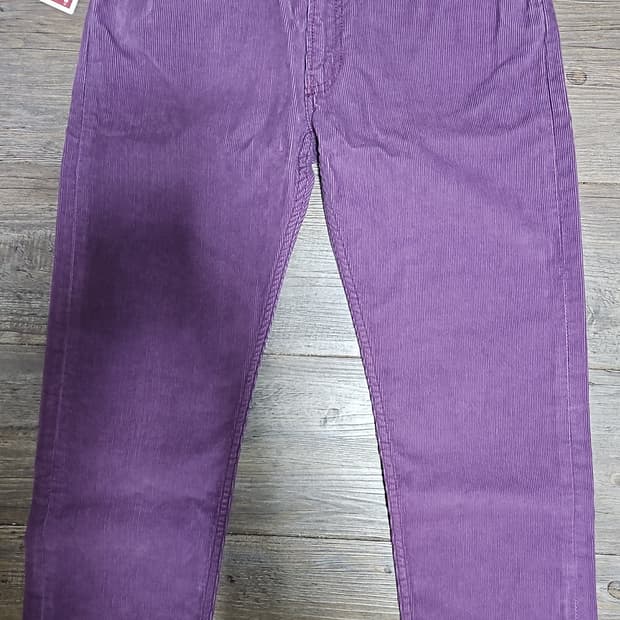 리바이스 LVC 1970's 519 코듀로이 그레이프 잼 31