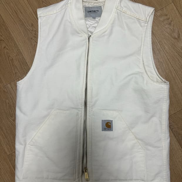 칼하트 WIP 언라인드 디어본 캔버스 베스트 왁스 - 스프링