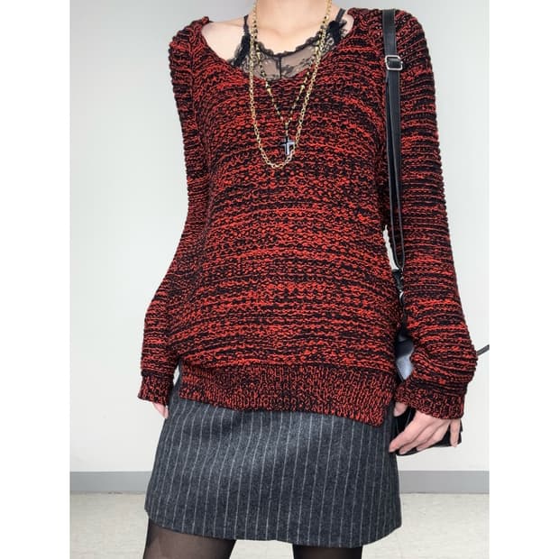 빈티지 락시크 니트